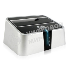 Док-станция для HDD AgeStar 3CBT2 SATA II пластик серебристый 1