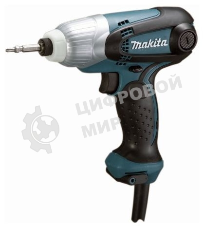 Дрель-шуруповерт Makita TD0101, 230 Вт, 100 Нм, щеточный, ударный