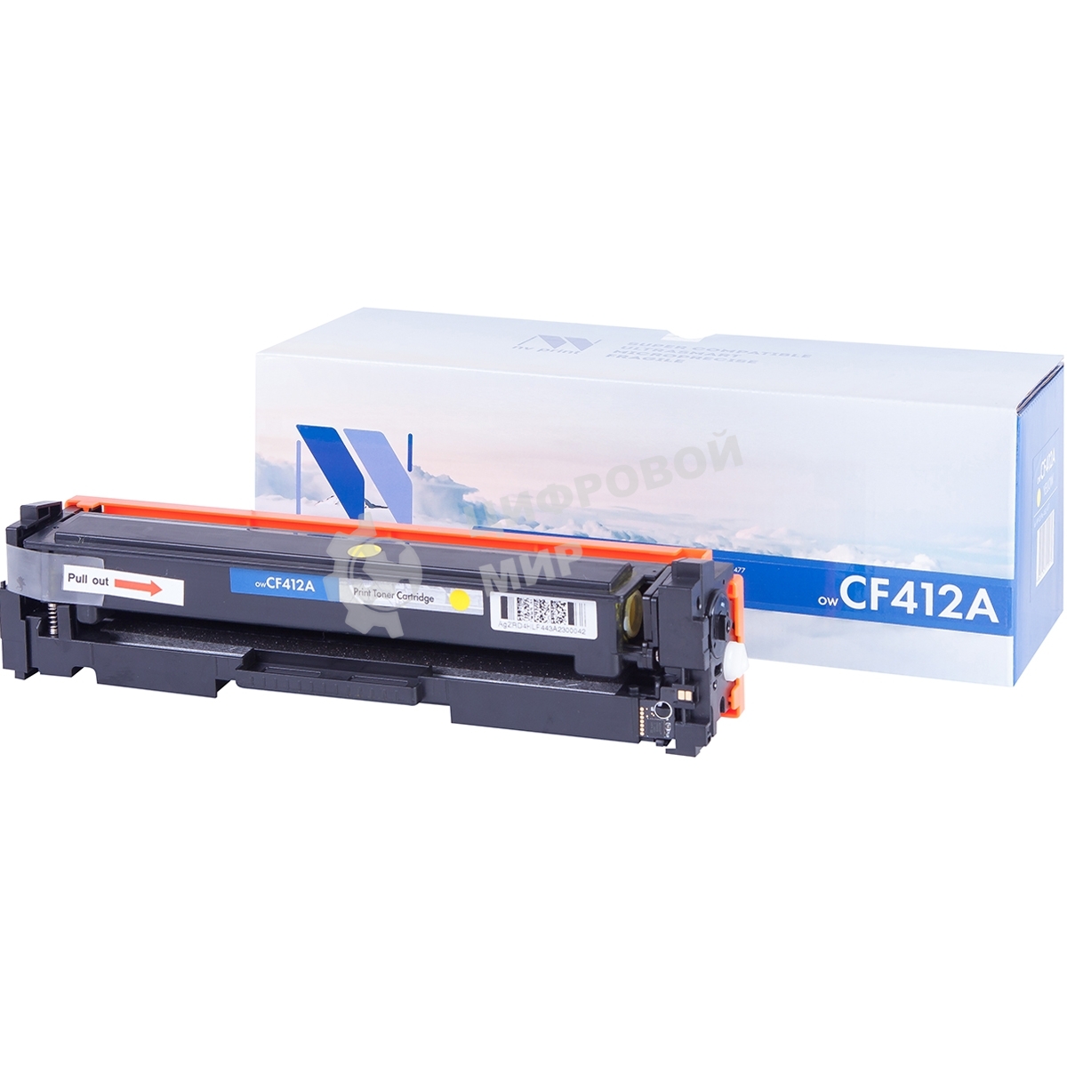 Картридж лазерный NVPrint совместимый для LJ Pro M477fdn/M477fdw/M477fnw/M452dn/M452nw CF412A Yellow (2300k)