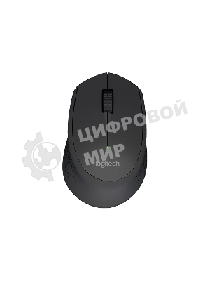 Мышь беспроводная Logitech M280 черный, 1000 dpi, радиоканал, USB, кнопки - 3