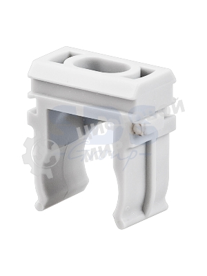 Крепеж-клипса для труб Rexant, Ø16 мм, серый, 100 шт./уп.