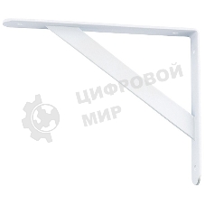 Кронштейн усиленный Сибртех 300 х 200 х 30 х 4 мм, белый
