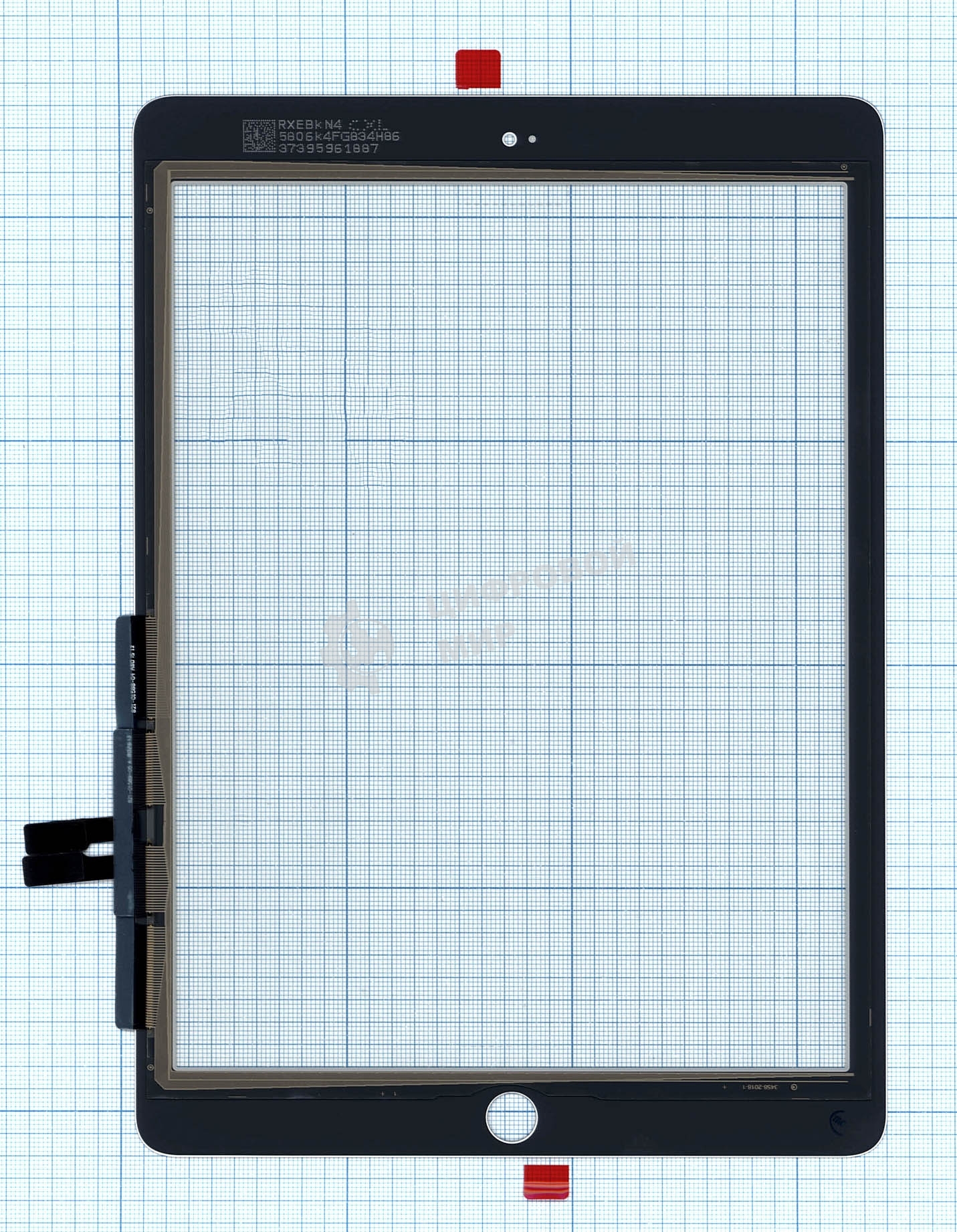 Сенсорное стекло (тачскрин) для Apple iPad 9.7 2018 (A1954 A1893) белое