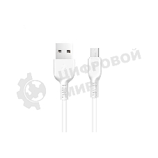 Кабель HOCO USB X20 Flash для Micro USB 2А, 1м, белый