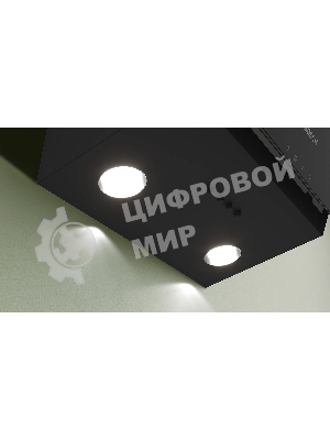 Вытяжка наклонная Bosch DWK63PJ60T 360 м3/ч, 60см, черный, Push buttons
