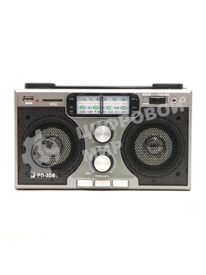 Радиоприемник портативный Сигнал БЗРП РП-306 черный USB SD