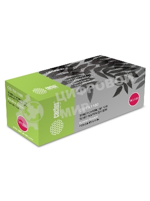 Картридж лазерный Cactus CS-TK1160 черный (7200 стр.) для Kyocera Ecosys P2040dn/P2040dw