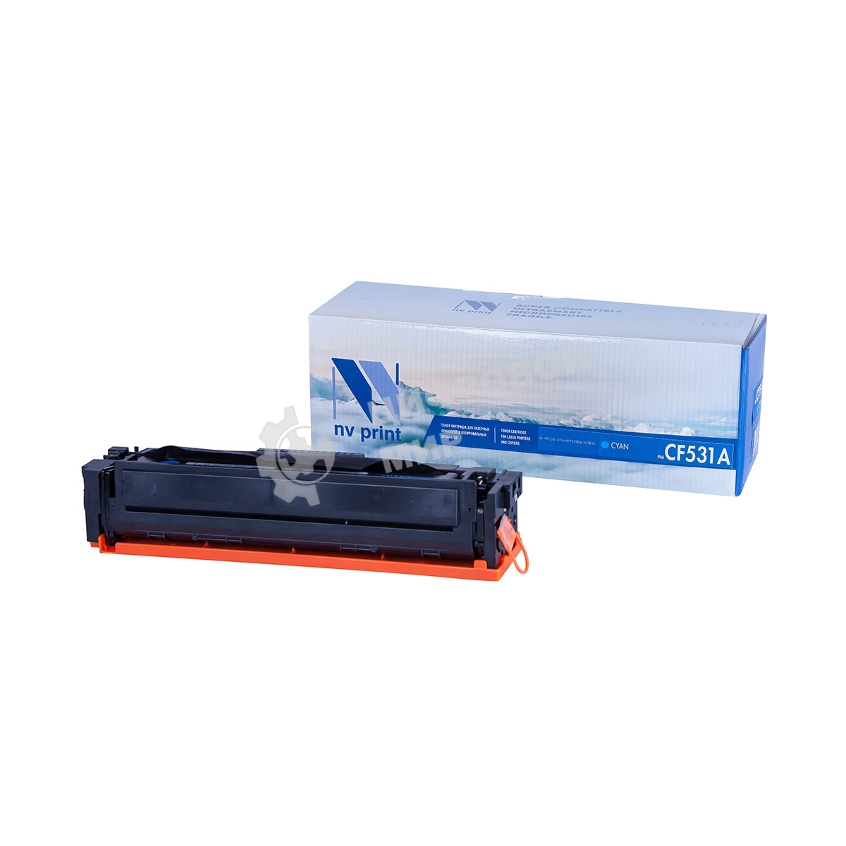 Картридж лазерный NVPrint совместимый HP CF531A Cyan для Color LaserJet Pro MFP M180n/M181fw (900k)