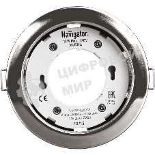 Светильник Navigator NGX-R1-003-GX53 IP20 хром