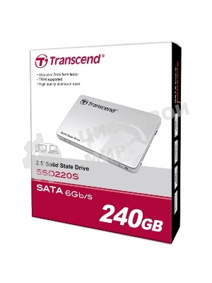 Накопитель SSD Transcend SATA III 240Gb TS240GSSD 220S 2.5