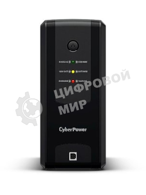 Источник бесперебойного питания UPS CyberPower UT1200EG Line-Interactive 1200VA/700W USB/RJ11/45/Dry Contact (4 EURO)