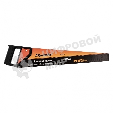 Ножовка по дереву Sparta 450 мм, 5-6 TPI, каленый зуб, пластиковая рукоятка