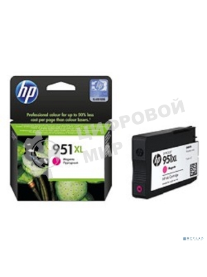 Картридж струйный HP №951XL CN047AE пурпурный для HP OJ Pro 8100/8600 (1500 стр.)