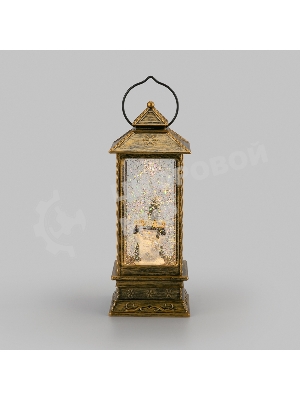 Декоративный светильник Neon-night Снеговик с эффектом снегопада и подсветкой, 10,5х10,5х28,5 см, питание 4хААА (не в комплекте) и USB