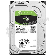 Жесткий диск Seagate 6Tb 5400rpm SATA 6Gb/S 256MB Barracuda 3.5