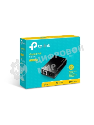 Сетевой адаптер TP-Link SMB TL-PoE10R Сплиттер PoE Data and Power carried over the same cable up to 100m, 5V/12V