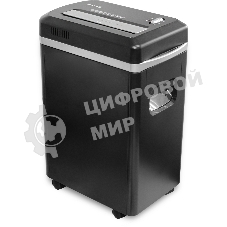 Шредер ГЕЛЕОС УМ22-5, DIN P-5 (5 ур-нь секр.), фрагмент 2х8мм, 9-10 лист (70г/м2), CD/пл.карты/скрепки/скобы, 22 литра