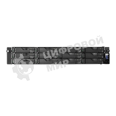 Сетевой накопитель ASUSTOR AS6512RD 12Bay/Intel Atom C3538, 2.1GHz/8Gb DDR4/noHDD,LFF(HDD,SSD),/2x1GbE(LAN)/4xUSB3.2; 90IX01M0-BW3S00