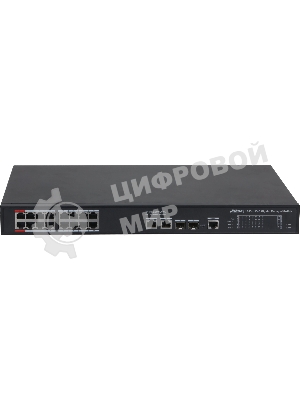 Коммутатор Dahua DH-S4220-16GT-190 (L2) 16x1 Гбит/с 2SFP 16PoE 190W управляемый