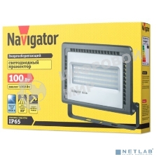 Прожектор светодиодный Navigator NFL-01-100-6.5K-LED 100Вт IP65 6500К