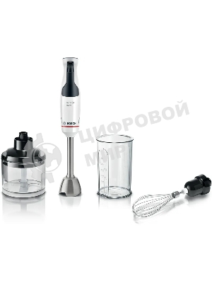 Блендер погружной Bosch MSM4W421 800 Вт, белый