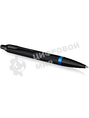 Ручка шариковая Parker IM Vibrant Rings K315 (CW2172941) Marine Blue PVD, M, синие чернила, подарочная коробка