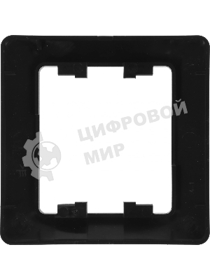 Рамка 1-м Glossa антрацит SchE GSL000701