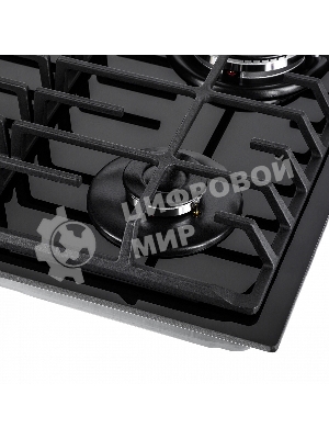 Газовая варочная панель Maunfeld EGHG.64.63CB/G, 4 конфорки, закаленное стекло, черный