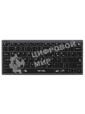 Клавиатура беспроводная A4Tech Fstyler FBX51C серый USB BT/Radio slim Multimedia