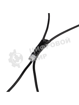 Гирлянда Neon-night Сеть 2х2х1.5 м, свечение с динамикой, прозрачный ПВХ, 136 LED, 230 В, цвет свечения теплый белый