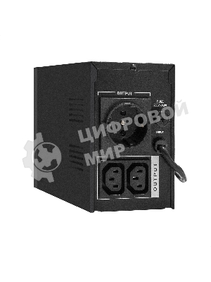 Источник бесперебойного питания ExeGate Power Smart ULB-650.LCD.AVR.1SH.2C13 650VA/360W, LCD, AVR,1*Schuko+2*C13, металлический корпус, черный