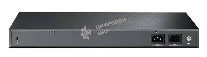 Коммутатор TP-Link JetStream 24-портовый управляемый SFP уровня 2+, 20 гигабитных SFP-портов и 4 гигабитных комбинированных порта SFP/RJ45