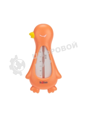 Термометр водный, оранжевый, птичка Halsa