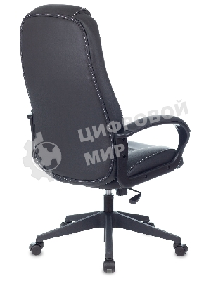 Кресло игровое Zombie 8 черный, искусственная кожа, крестовина пластик