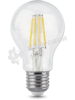 Лампа светодиодная Gauss 102802206LED Filament А60 Е27 6Вт 4100к 1/10/40