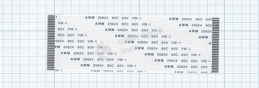 Шлейф универсальный 32pin, шаг 1мм, длина 10 см