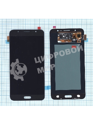 Дисплей для Samsung Galaxy J7 (2016) SM-J710F в сборе с тачскрином (OLED) черный