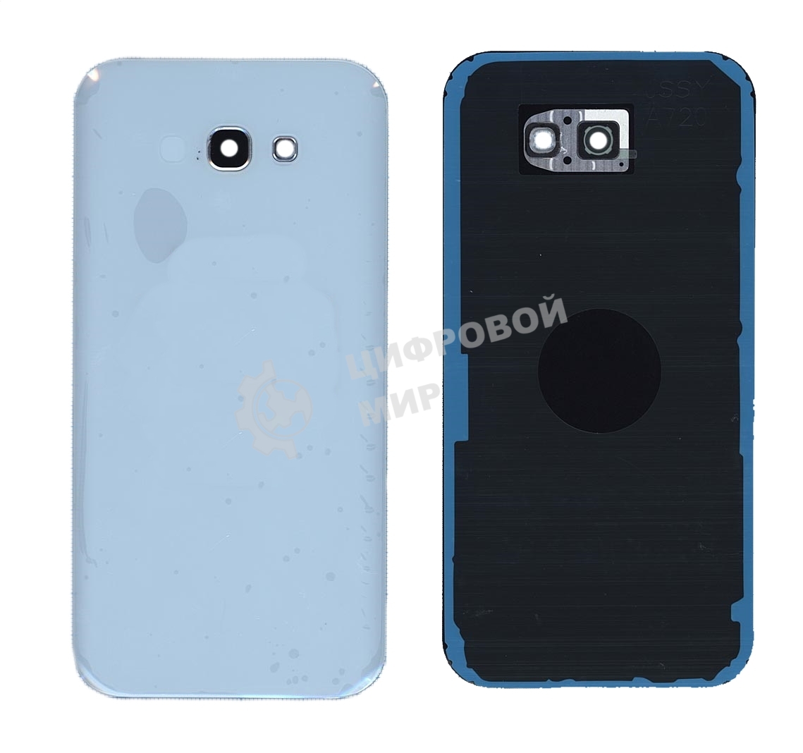 Задняя крышка для Samsung A720 Galaxy A7 (2017) синий
