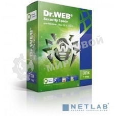 Программное обеспечение DR.WEB Security Space 3 ПК/1 год (BHW-B-12M-3-A3/AHW-B-12M-3-A2)