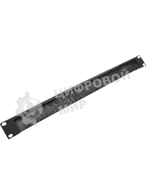 Горизонтальный кабельный органайзер со щеткой, 19