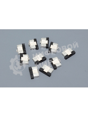 Разъем FPC Half Coverage Bottom Contact 0.5K-BX-4PWB 4 pin высота 2мм шаг 0,5мм 10 шт