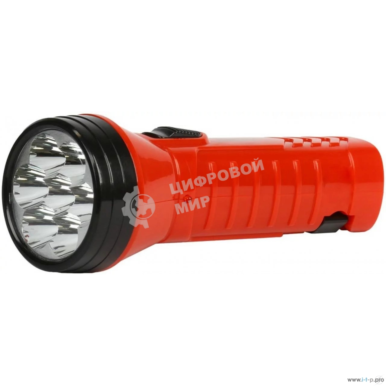 Аккумуляторный Светодиодный фонарь Smartbuy SBF-93-R 4 LED с прямой зарядкой Smartbuy, красный