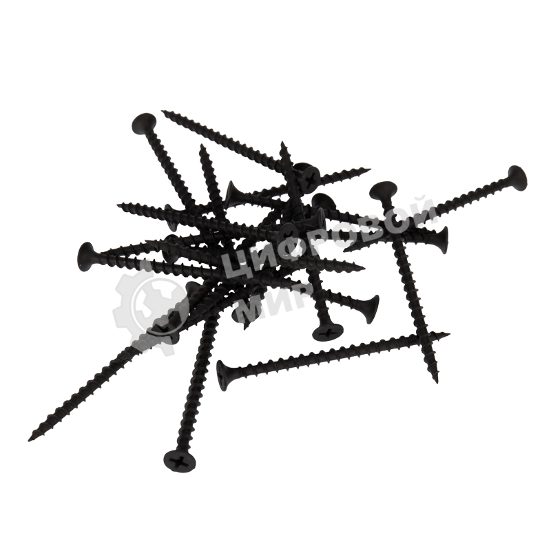 Саморез гипсокартон-дерево Kranz 3,8х65, пакет (500 шт/уп)