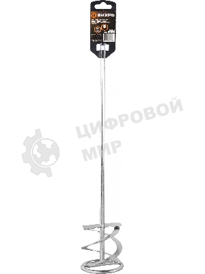 Миксер оцинкованный 400х80 мм для красок и штукатурных смесей