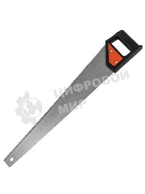 Ножовка по дереву Sparta 500 мм, 5-6 TPI, каленый зуб, пластиковая рукоятка
