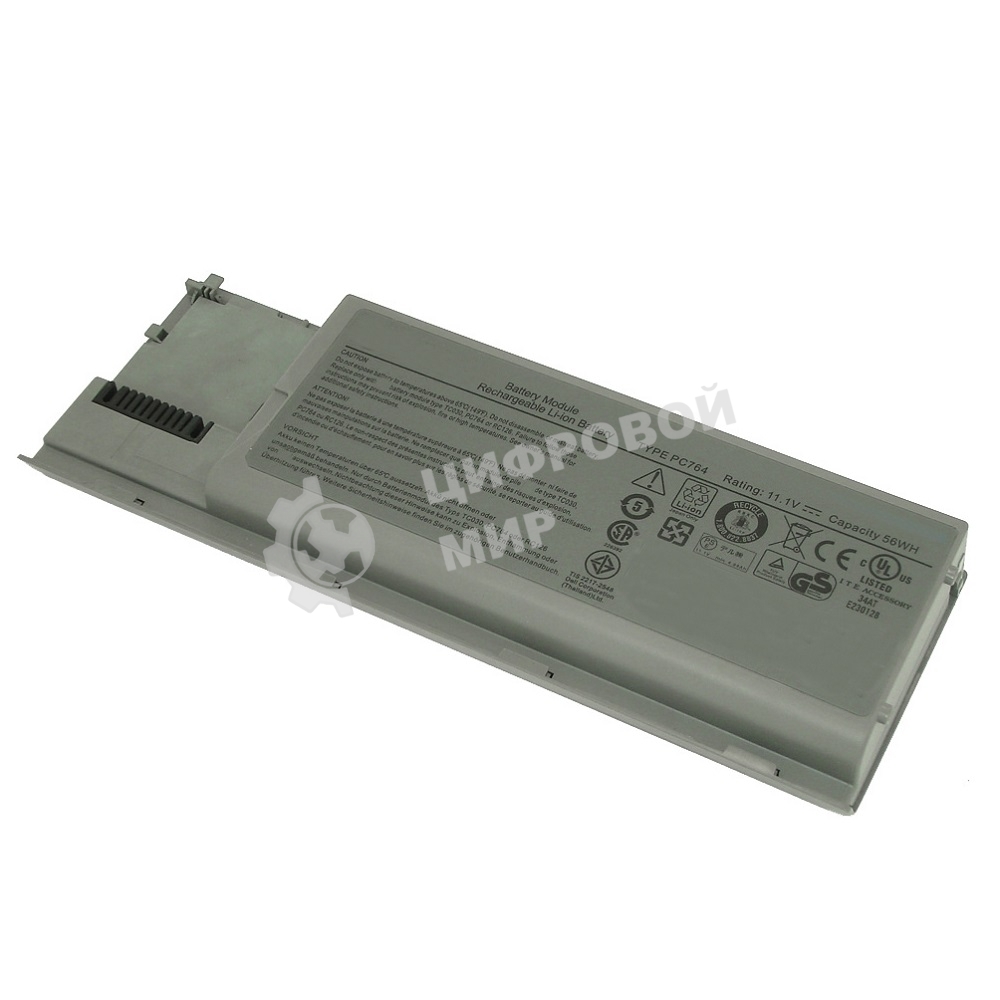 Аккумуляторная батарея для ноутбука Dell Latitude D620, D630 56Wh