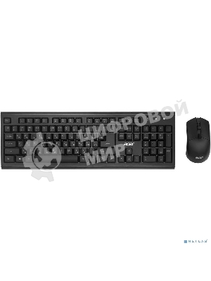 Комплект клавиатура+мышь Acer OKR120 беспроводной, USB, 1600 DPI, чёрный