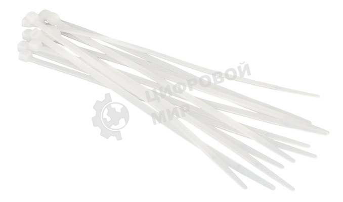 Стяжка пластиковая Lanmaster TWT-CV-250 250x4.5 мм (упак: 100 шт) нейлон 6.6 внутри помещений