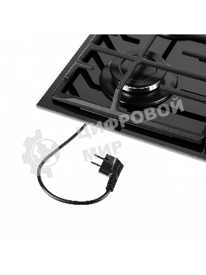 Газовая варочная панель Maunfeld EGHG.64.63CB/G, 4 конфорки, закаленное стекло, черный