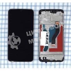 Дисплей для Samsung Galaxy A10S SM-A107F (TFT) черный с рамкой